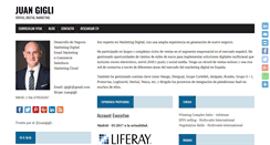 Desktop Screenshot of juangigli.com