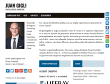 Tablet Screenshot of juangigli.com